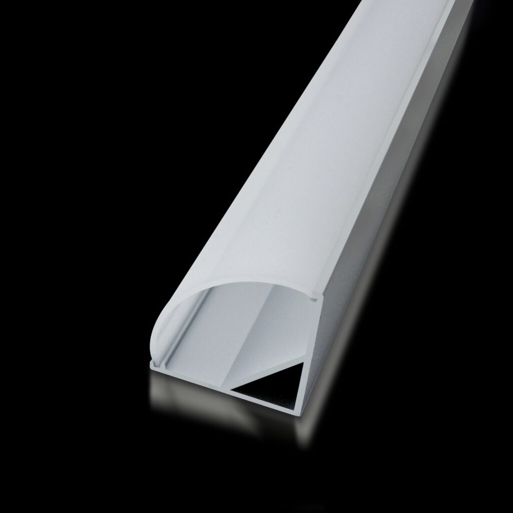 45º Conner LED Channel Rounded – luzumi led